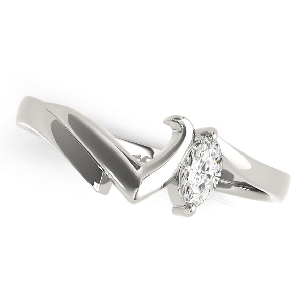 Curved Diamond Wedding Band · 0.05 ct tw