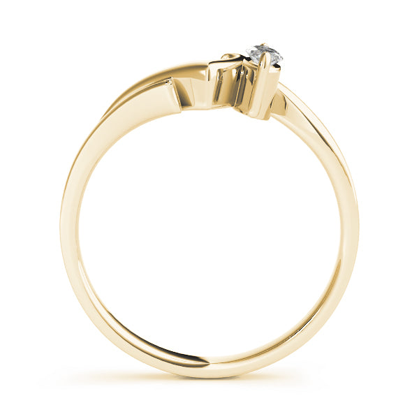 Curved Diamond Wedding Band · 0.05 ct tw