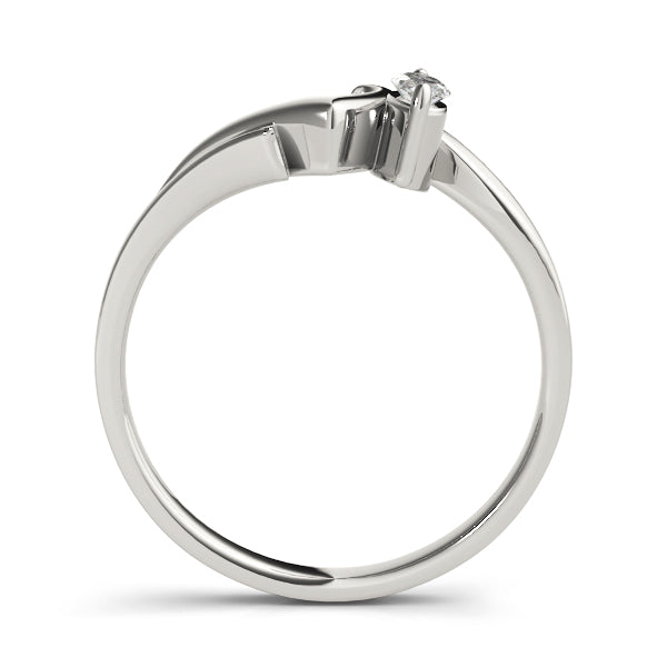 Curved Diamond Wedding Band · 0.05 ct tw