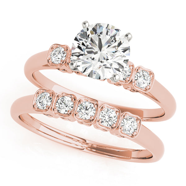Single Row Prong Set Diamond Engagement Ring · 0.10 ct tw