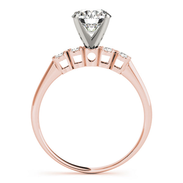 Single Row Prong Set Diamond Engagement Ring · 0.10 ct tw