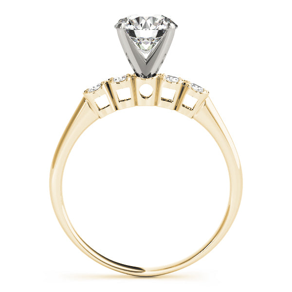 Single Row Prong Set Diamond Engagement Ring · 0.10 ct tw