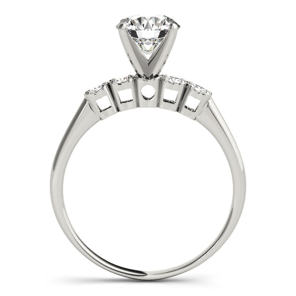 Single Row Prong Set Diamond Engagement Ring · 0.10 ct tw