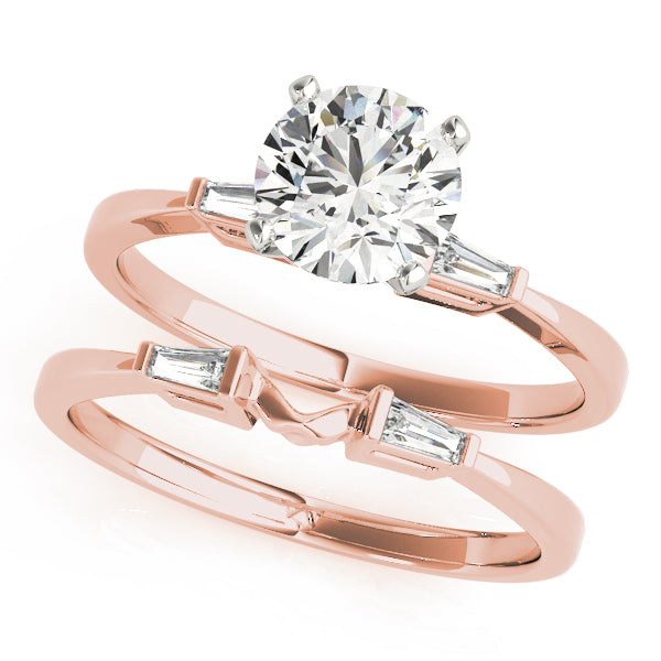Baguette Three-Stone Diamond Engagement Ring · 0.12 ct tw