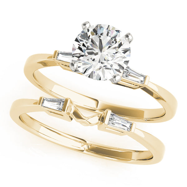 Baguette Three-Stone Diamond Engagement Ring · 0.12 ct tw