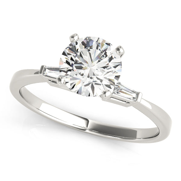 Baguette Three-Stone Diamond Engagement Ring · 0.12 ct tw