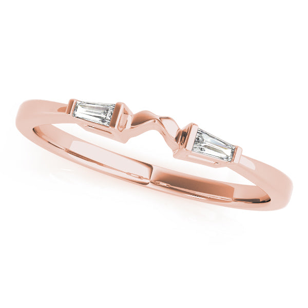 Baguette Fancy Shape Diamond Wedding Band · 0.12 ct tw