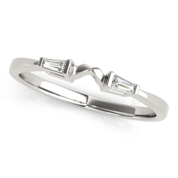 Baguette Fancy Shape Diamond Wedding Band · 0.12 ct tw
