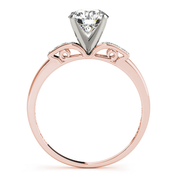 Single Row Channel Set Diamond Engagement Ring · 0.06 ct tw