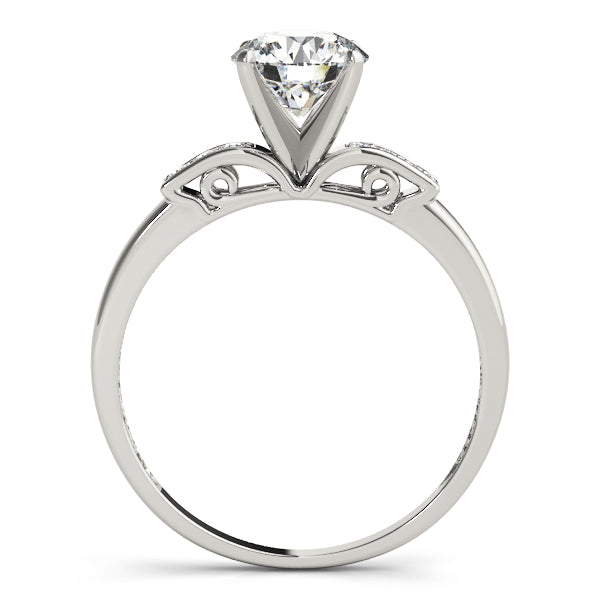 Single Row Channel Set Diamond Engagement Ring · 0.06 ct tw