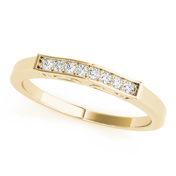 Channel Set Diamond Wedding Band · 0.08 ct tw