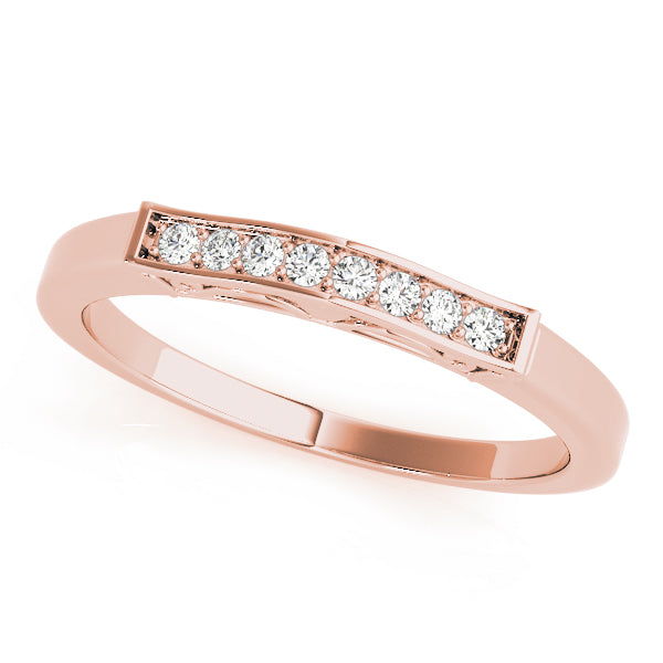 Channel Set Diamond Wedding Band · 0.08 ct tw