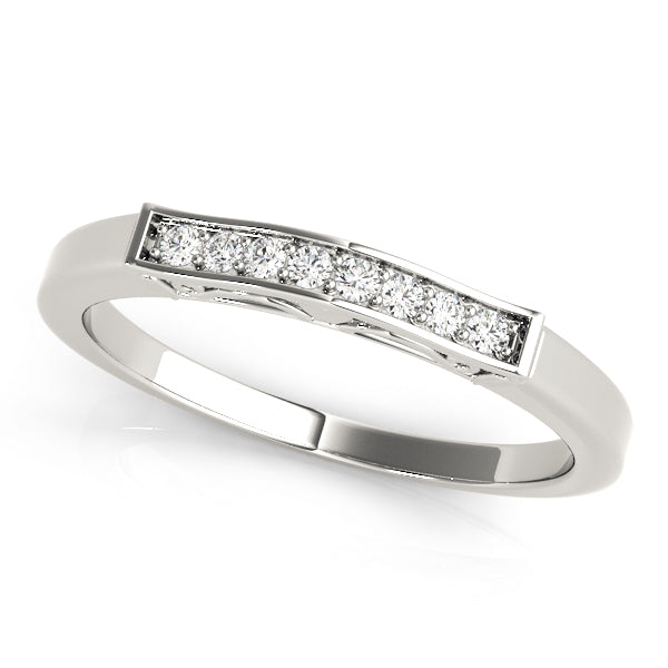 Channel Set Diamond Wedding Band · 0.08 ct tw