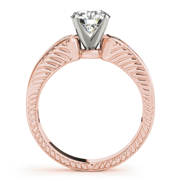 Single Row Channel Set Diamond Engagement Ring · 0.72 ct tw