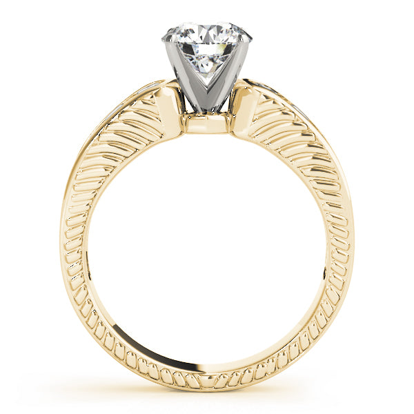 Single Row Channel Set Diamond Engagement Ring · 0.72 ct tw