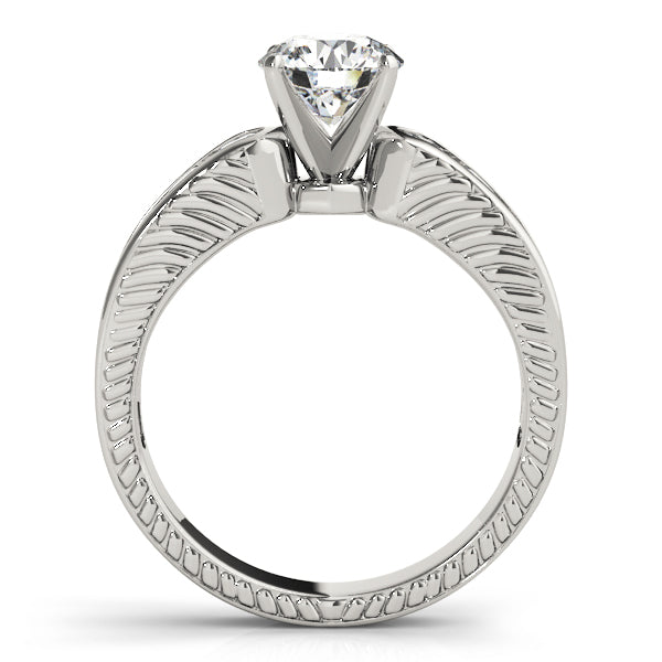 Single Row Channel Set Diamond Engagement Ring · 0.72 ct tw