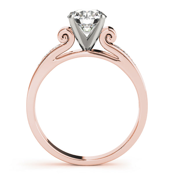 Single Row Channel Set Diamond Engagement Ring · 0.12 ct tw