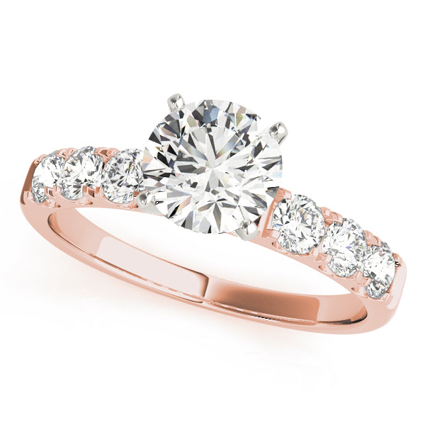 Single Row Prong Set Diamond Engagement Ring · 0.54 ct tw