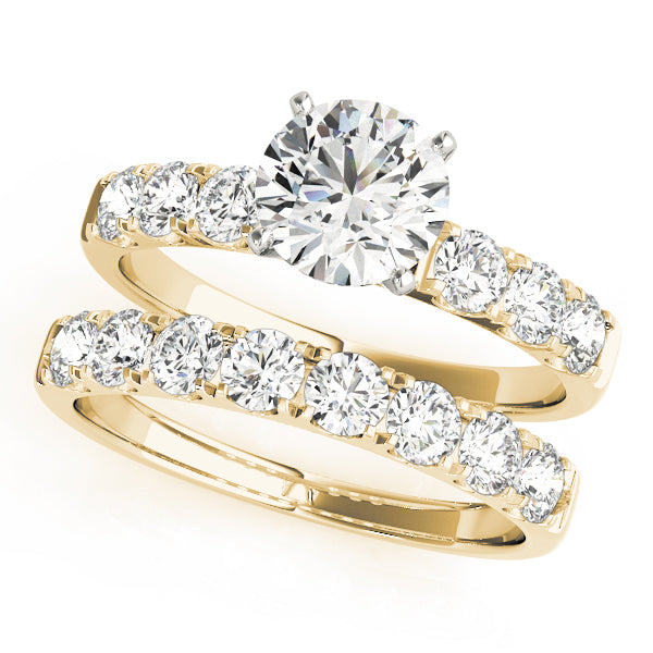 Single Row Prong Set Diamond Engagement Ring · 0.54 ct tw