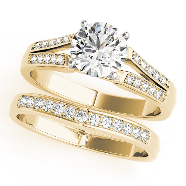 Multi-Row Diamond Engagement Ring · 0.18 ct tw