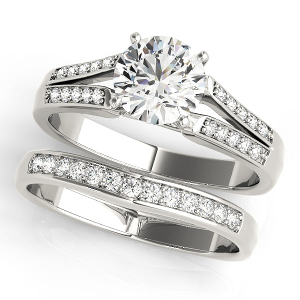 Multi-Row Diamond Engagement Ring · 0.18 ct tw