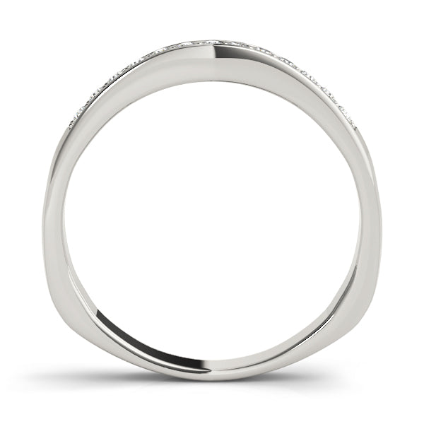 Curved Diamond Wedding Band · 0.26 ct tw