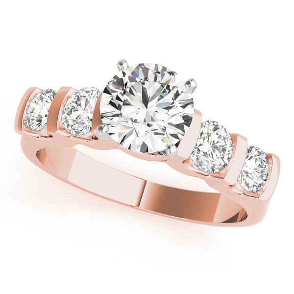 Single Row Prong Set Diamond Engagement Ring · 0.70 ct tw