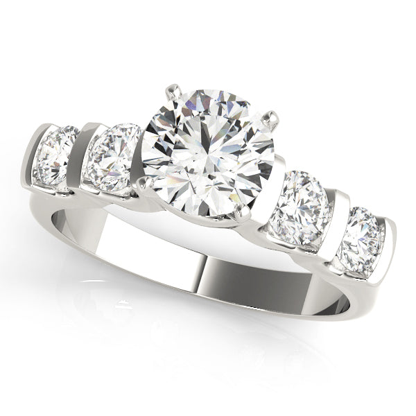 Single Row Prong Set Diamond Engagement Ring · 0.70 ct tw