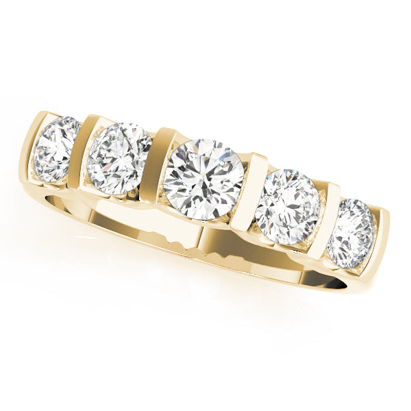 Bar Set Diamond Wedding Band · 0.99 ct tw