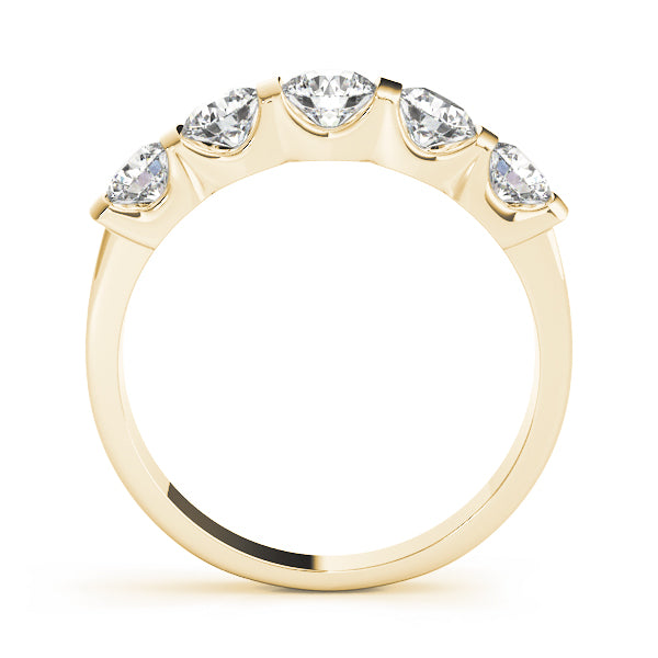 Bar Set Diamond Wedding Band · 0.99 ct tw