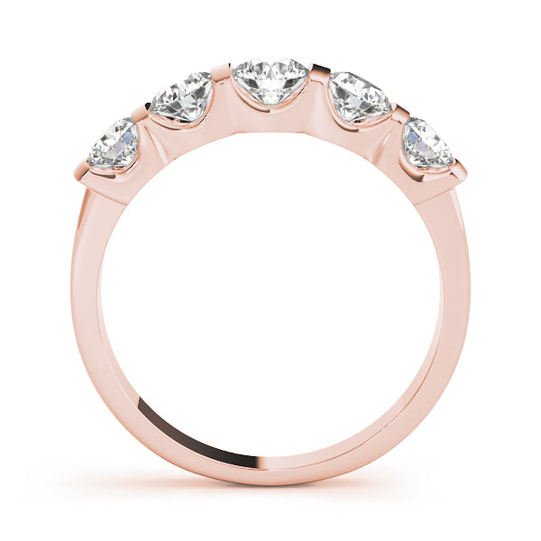 Bar Set Diamond Wedding Band · 0.99 ct tw