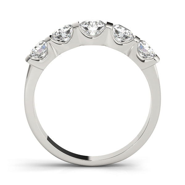 Bar Set Diamond Wedding Band · 0.99 ct tw