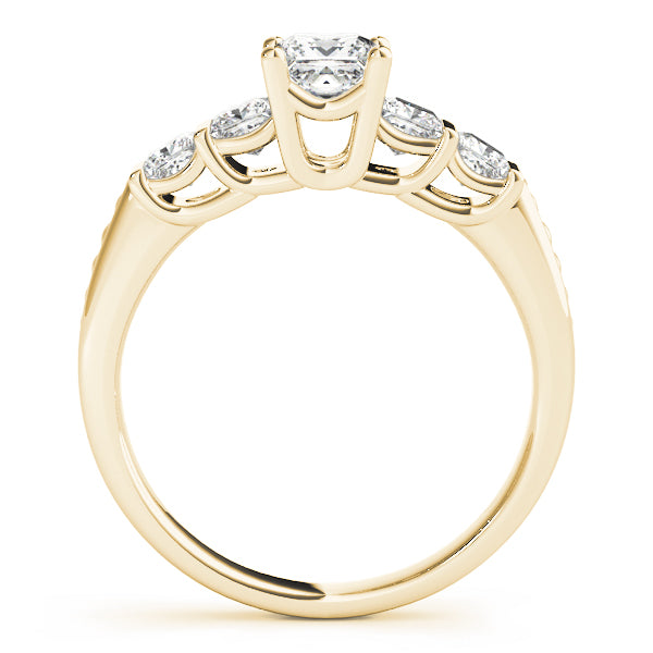 Square Fancy Shape Baguette Diamond Engagement Ring · 1.17 ct tw