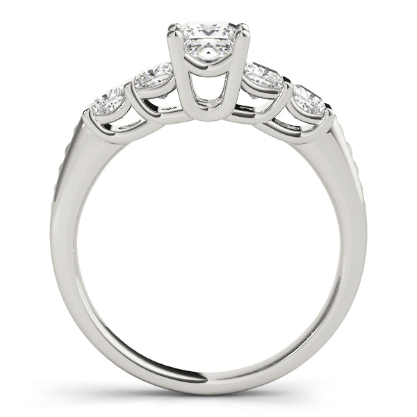 Square Fancy Shape Baguette Diamond Engagement Ring · 1.17 ct tw