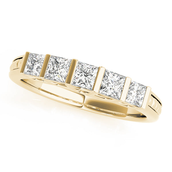 Princess Fancy Shape Diamond Wedding Band · 0.73 ct tw