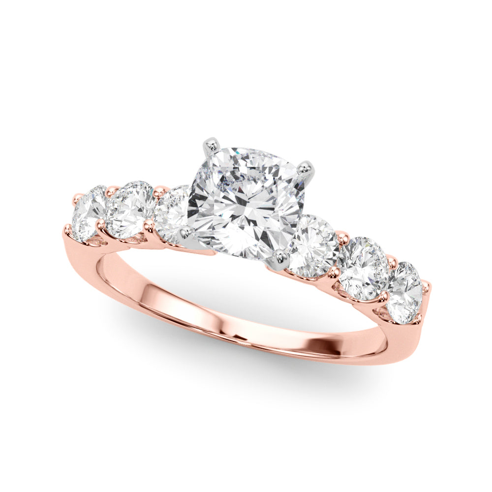 Single Row Prong Set Diamond Engagement Ring · 0.90 ct tw