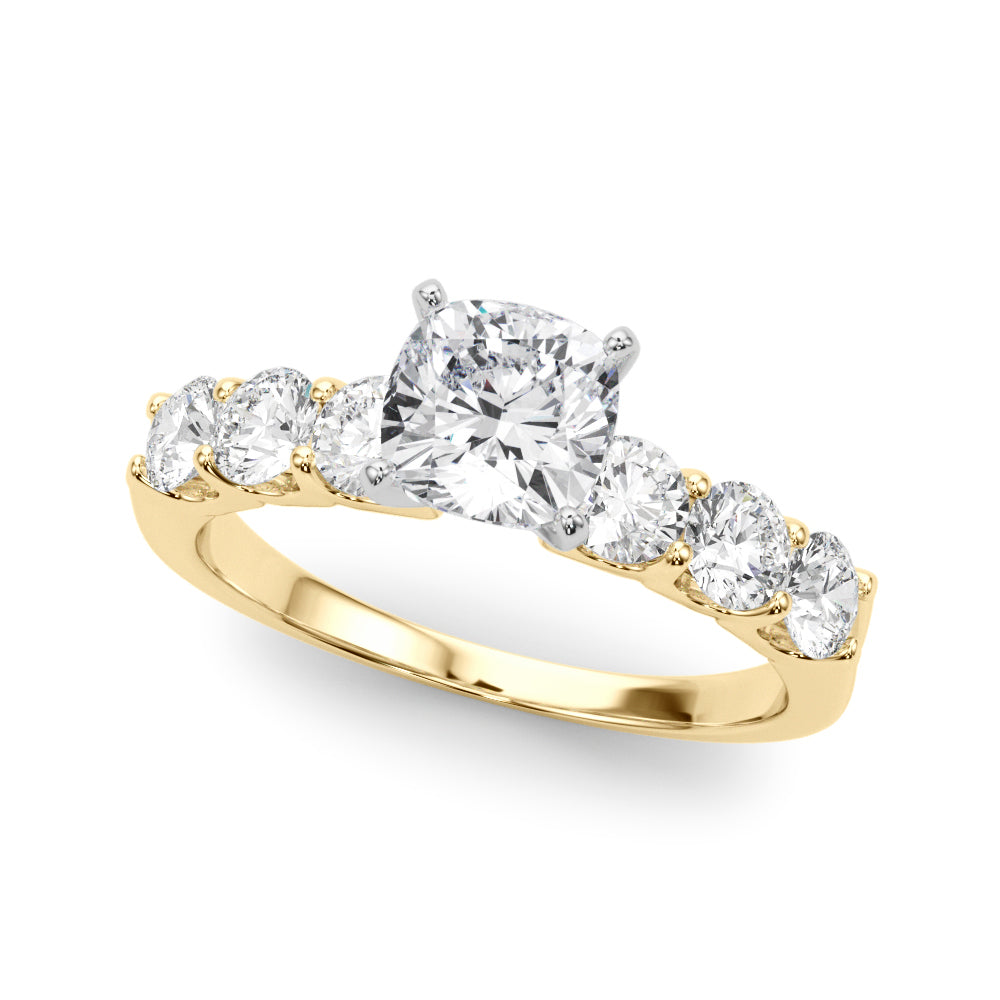 Single Row Prong Set Diamond Engagement Ring · 0.90 ct tw