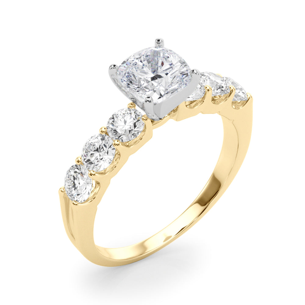 Single Row Prong Set Diamond Engagement Ring · 0.90 ct tw