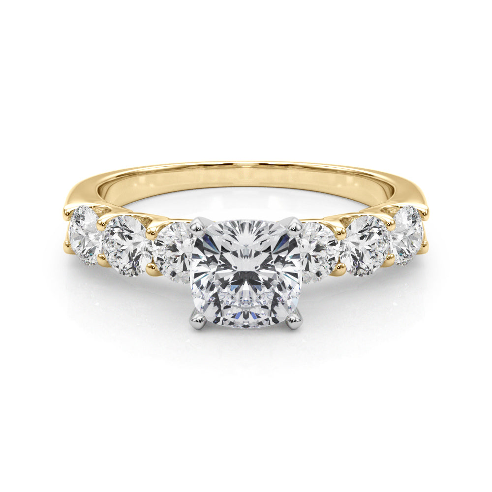 Single Row Prong Set Diamond Engagement Ring · 0.90 ct tw