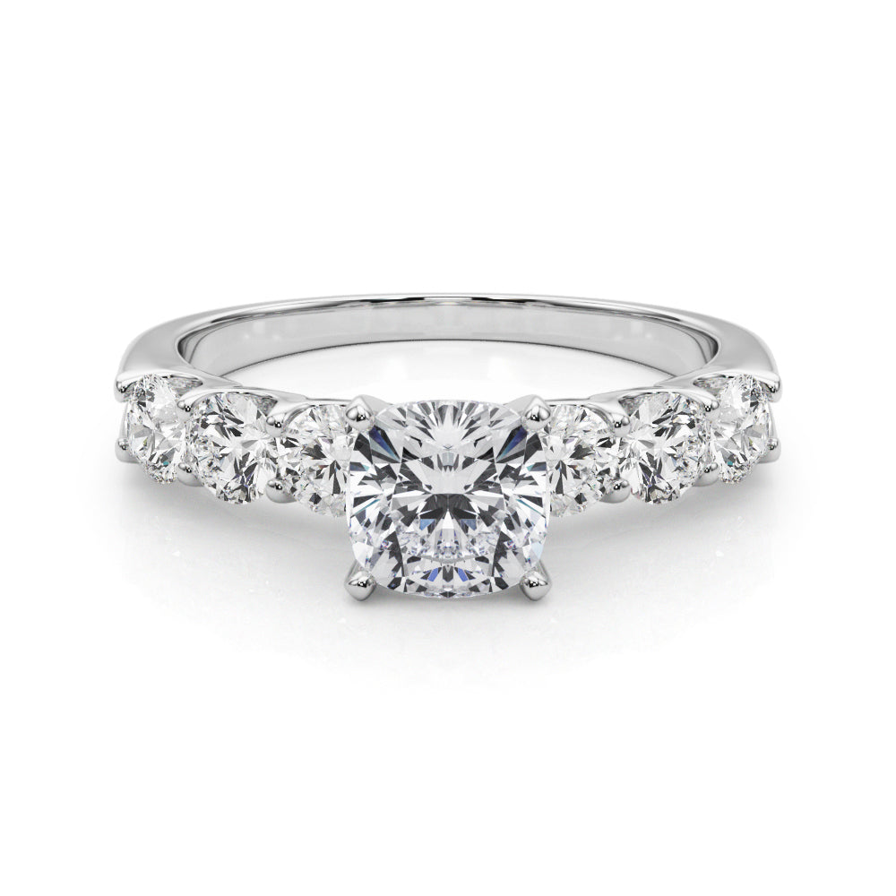 Single Row Prong Set Diamond Engagement Ring · 0.90 ct tw