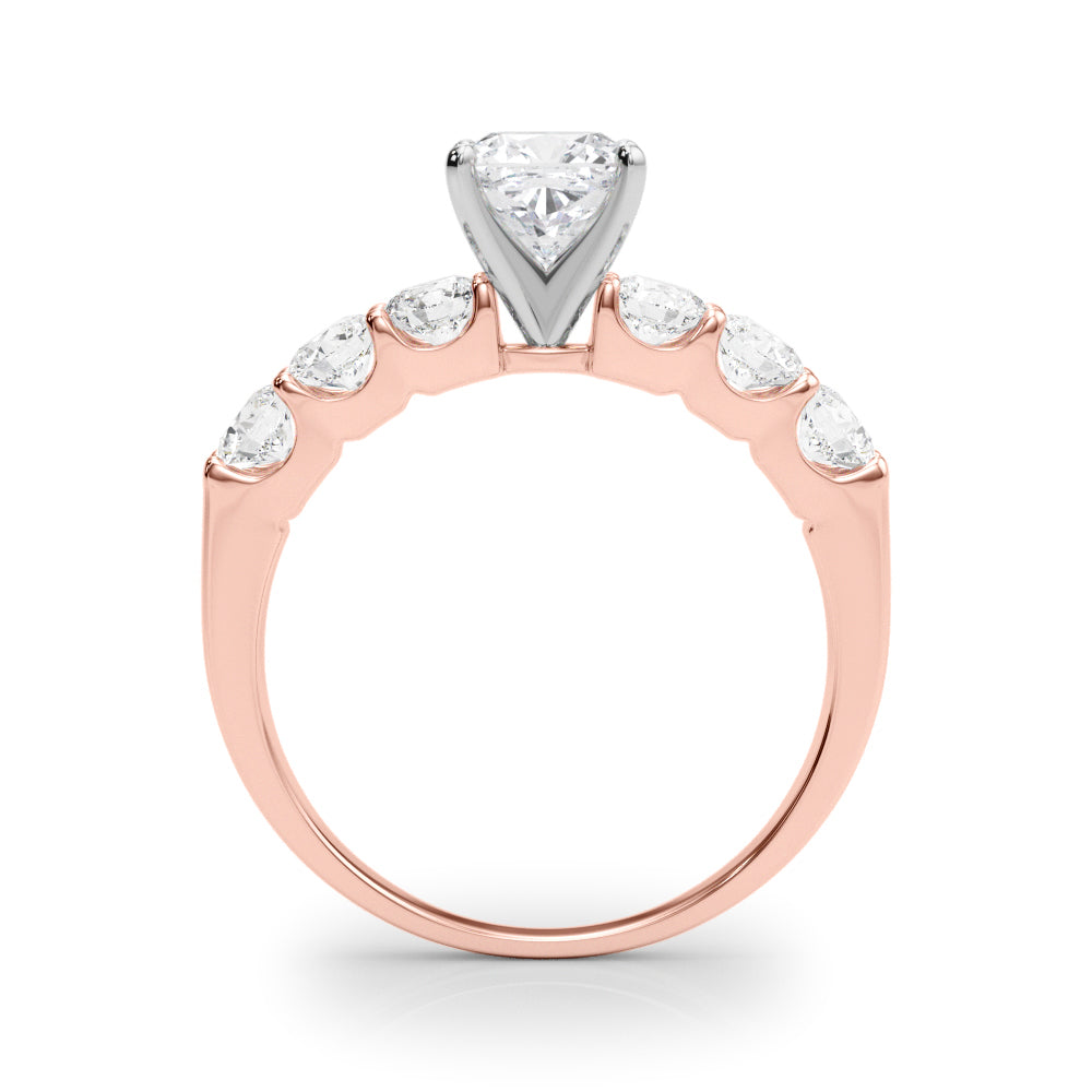 Single Row Prong Set Diamond Engagement Ring · 0.90 ct tw
