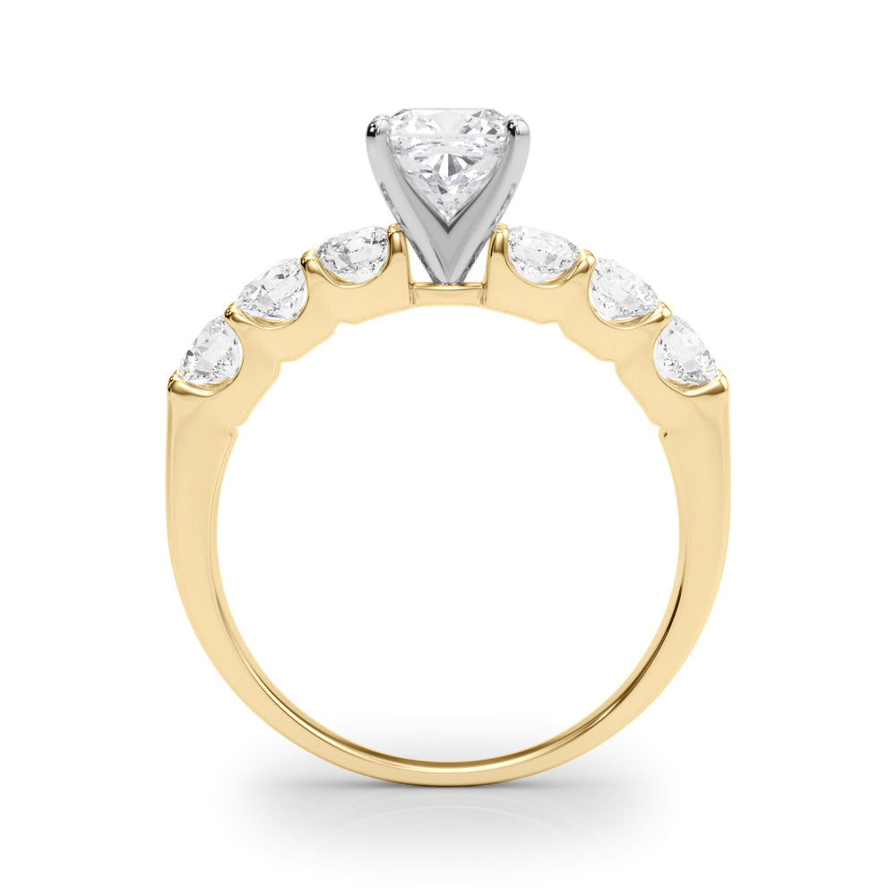 Single Row Prong Set Diamond Engagement Ring · 0.90 ct tw
