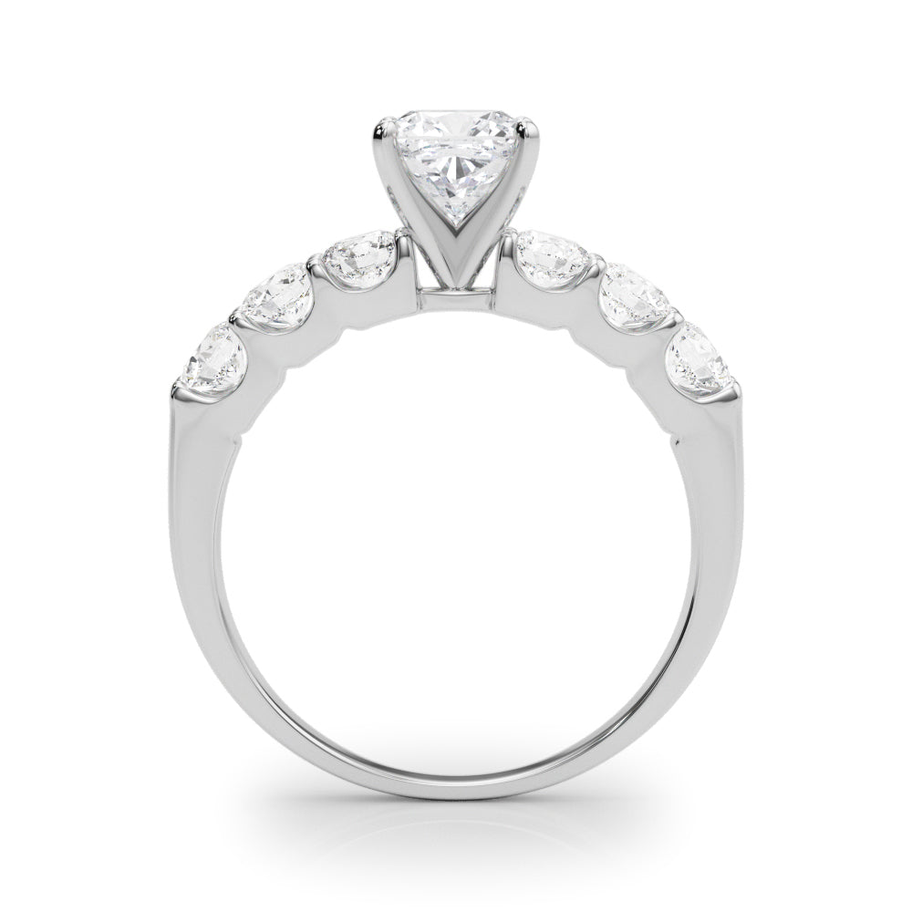 Single Row Prong Set Diamond Engagement Ring · 0.90 ct tw