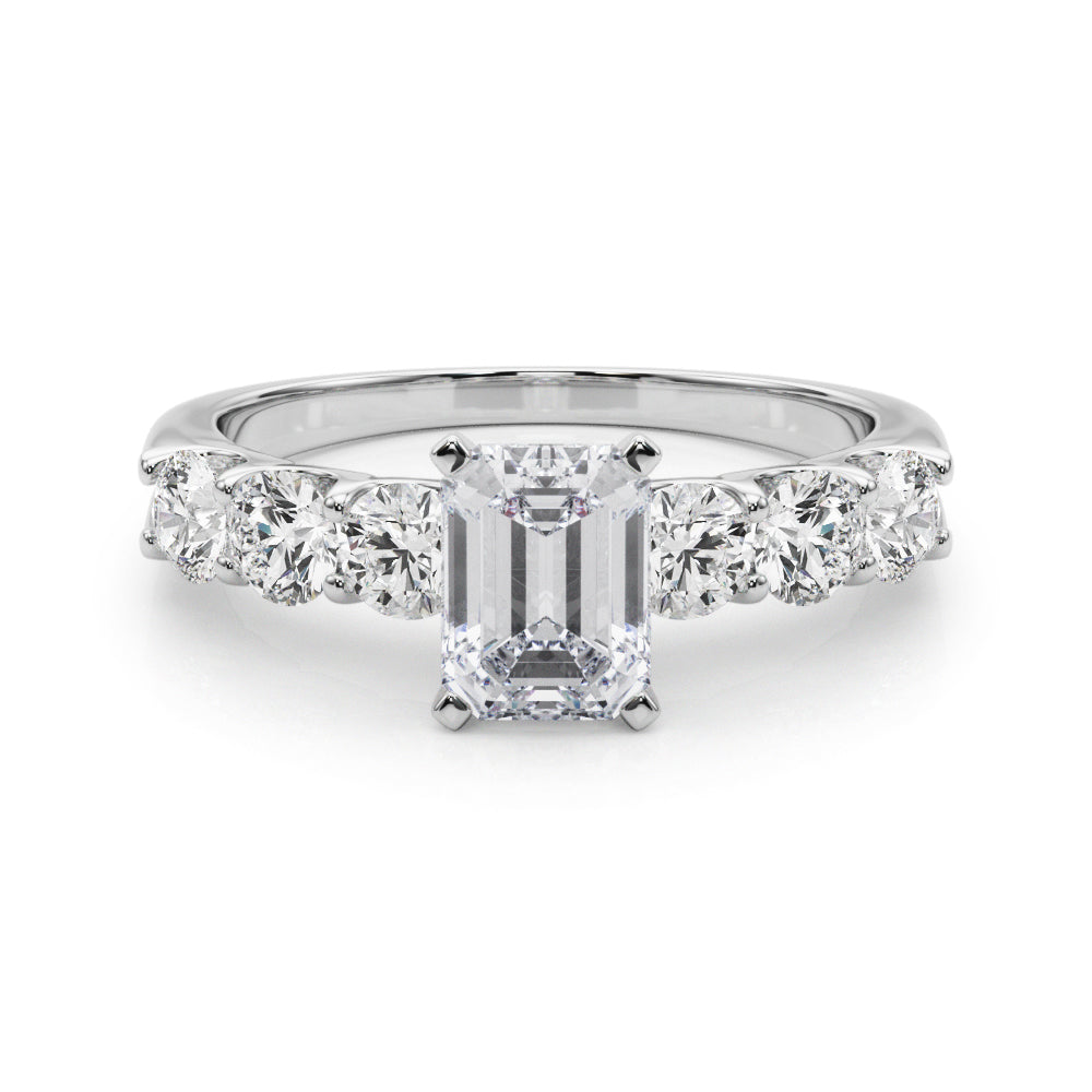 Single Row Prong Set Diamond Engagement Ring · 0.90 ct tw