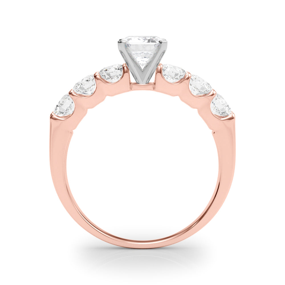 Single Row Prong Set Diamond Engagement Ring · 0.90 ct tw