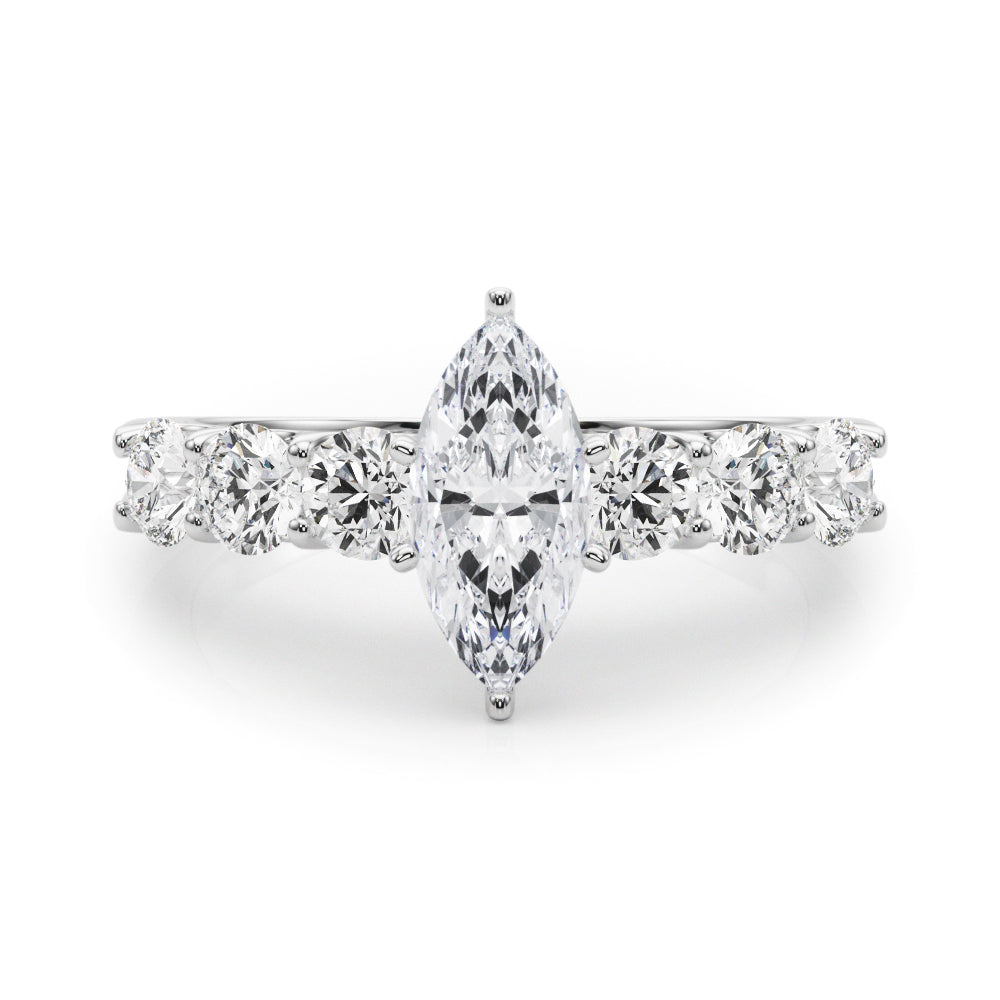 Single Row Prong Set Diamond Engagement Ring · 0.90 ct tw