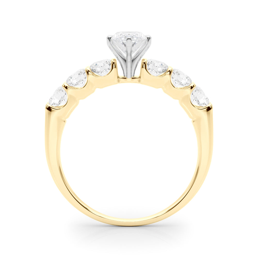 Single Row Prong Set Diamond Engagement Ring · 0.90 ct tw
