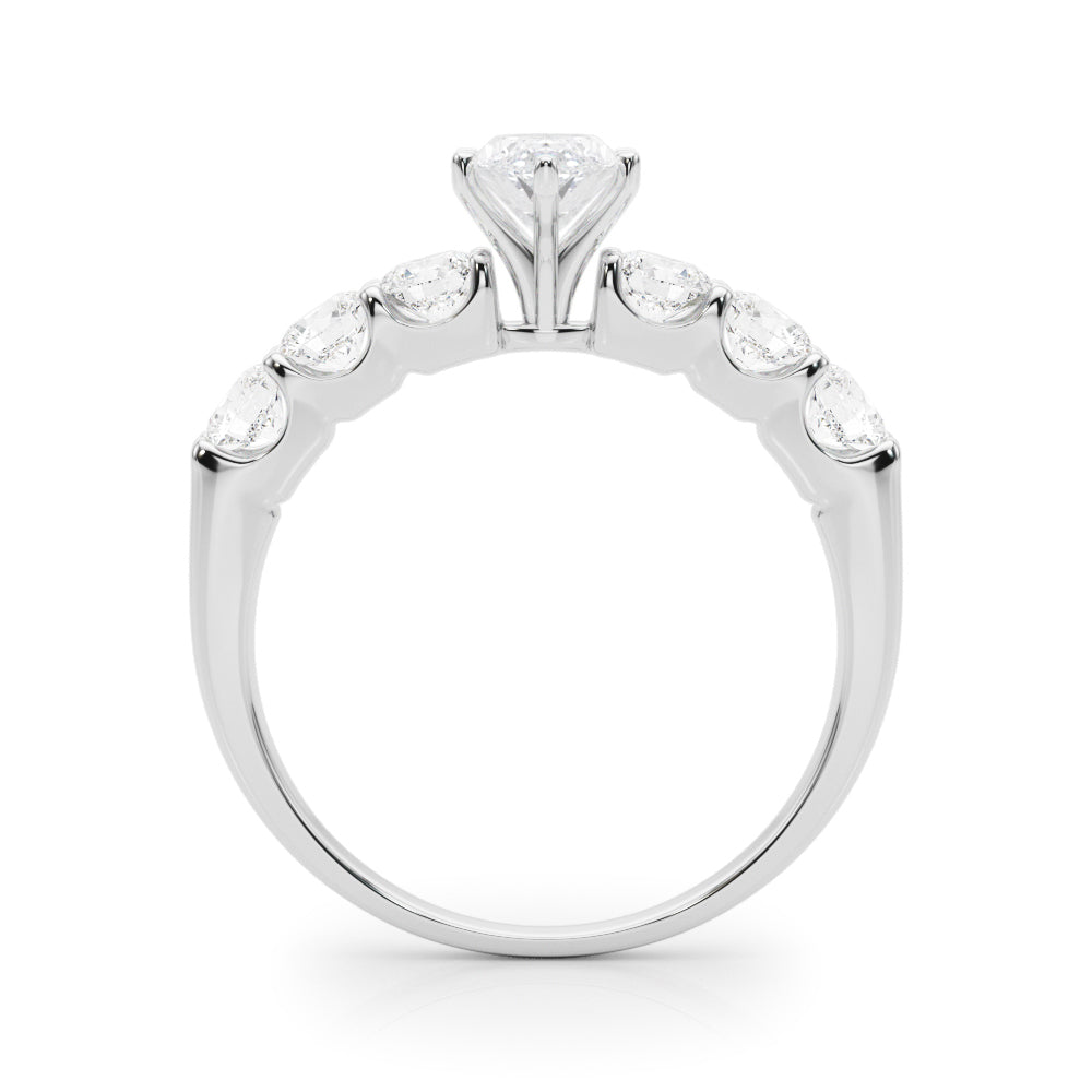 Single Row Prong Set Diamond Engagement Ring · 0.90 ct tw