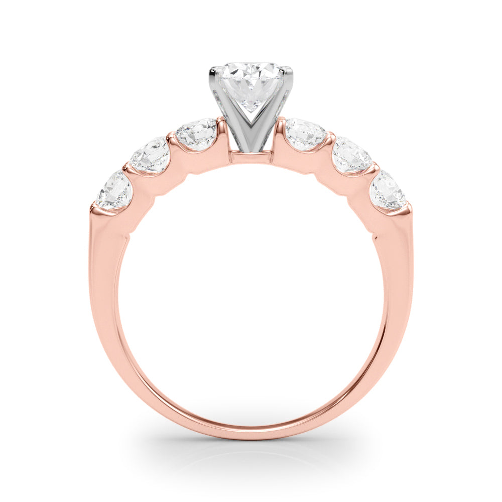 Single Row Prong Set Diamond Engagement Ring · 0.90 ct tw