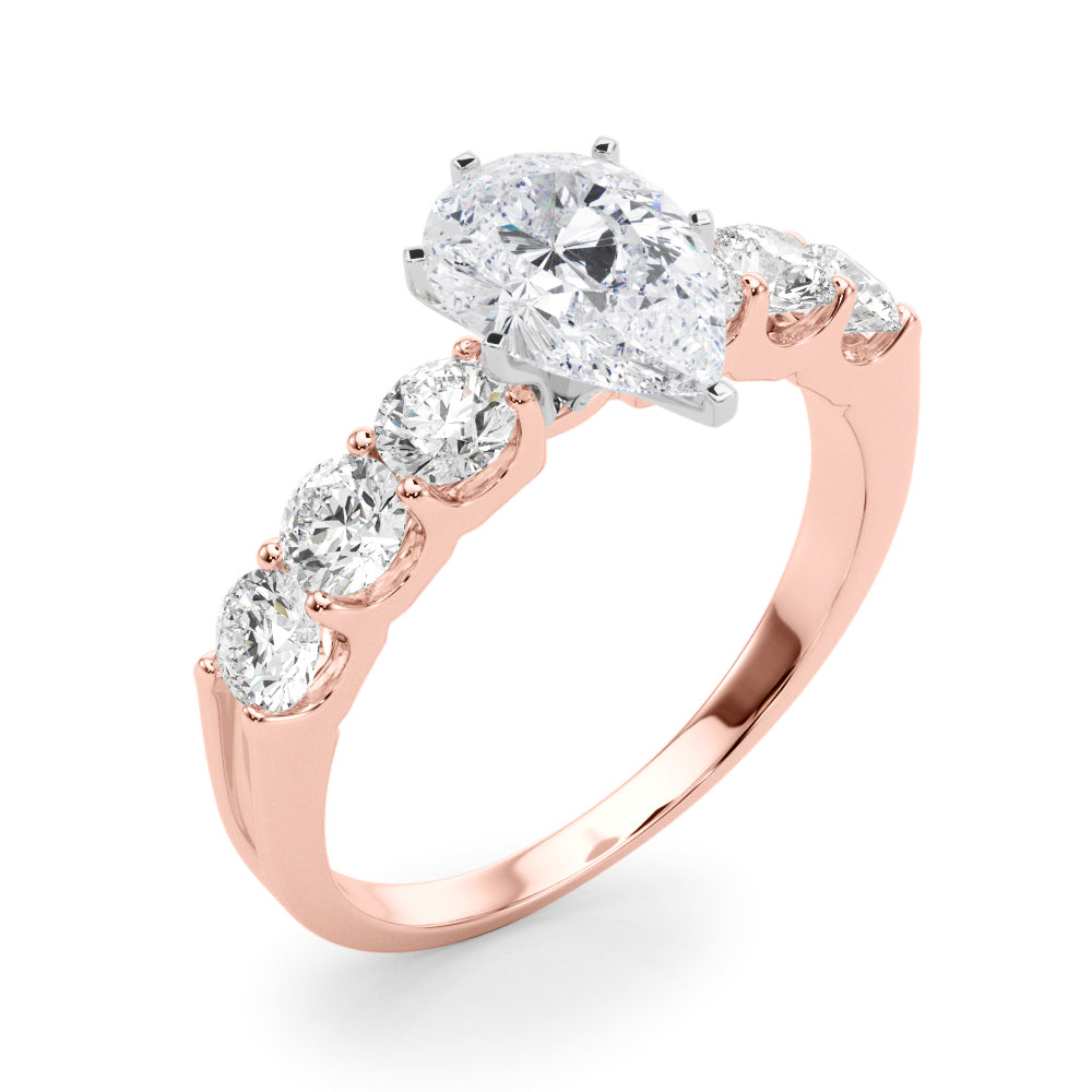 Single Row Prong Set Diamond Engagement Ring · 0.90 ct tw